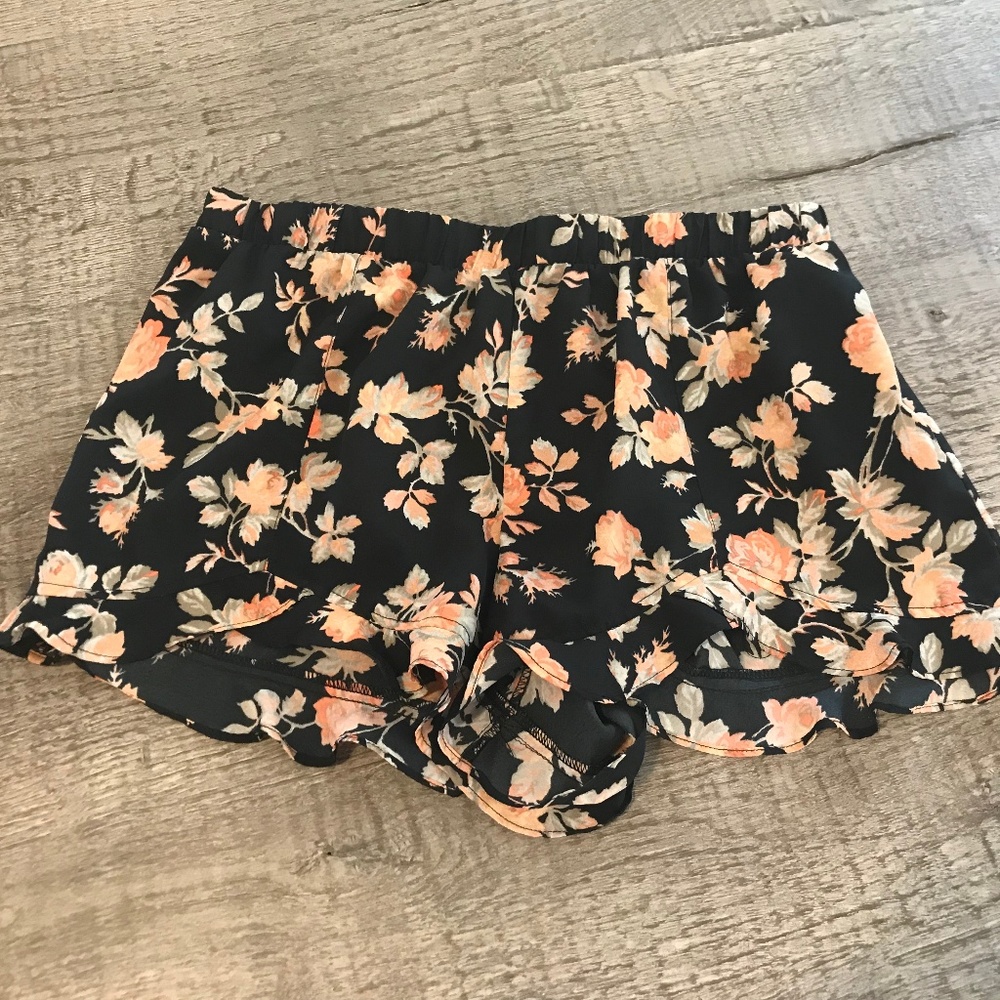 Jack Ruffled Floral Print Shorts